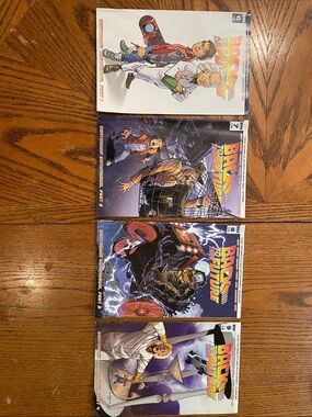 Back to the Future Comic Set of 4 — Colorful Graphic Covers